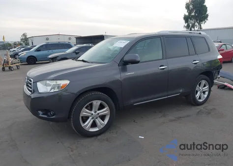 2008 Toyota Highlander Limited from USA, damaged, VIN JTEES42A482109733